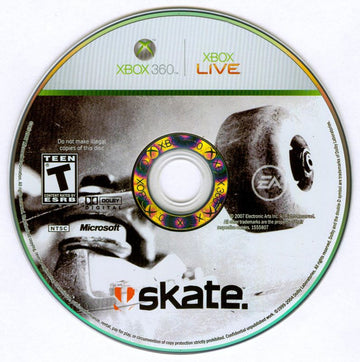 skate. | Xbox 360 | physical media | region=North America | source-country=United States | zypher-v2 | moby-b09a50929681 | Data by MobyGames.com