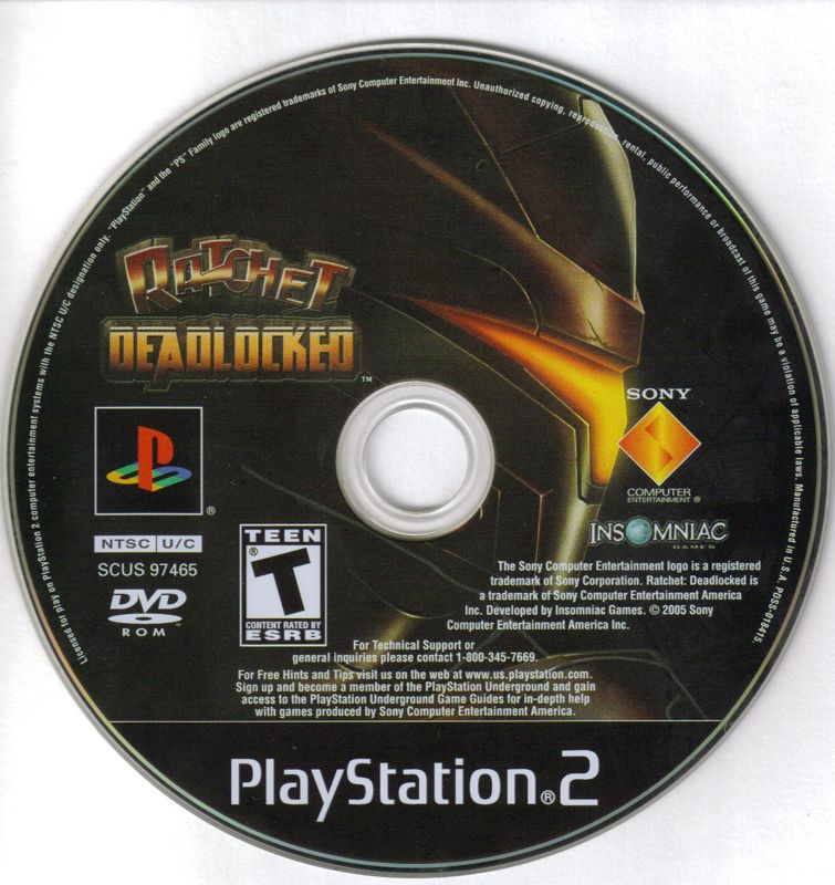 Ratchet: Deadlocked | PlayStation 2 | physical media | Data by MobyGames.com