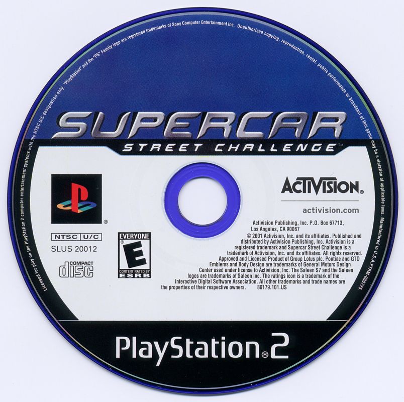 Supercar Street Challenge | PlayStation 2 | physical media | region=North America | source-country=Canada,United States | zypher-v2 | moby-98713e086872 | Data by MobyGames.com