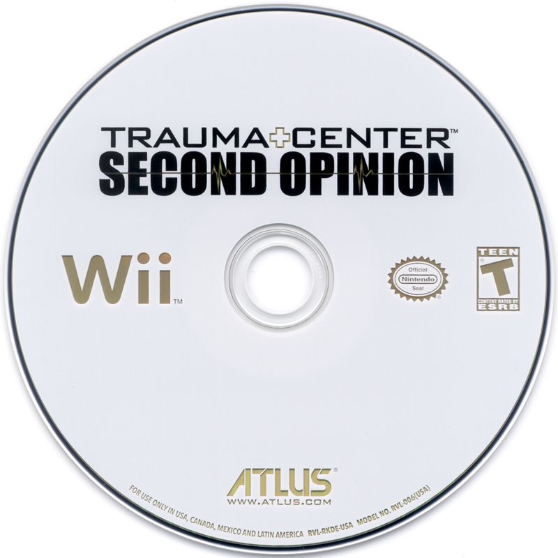
Trauma Center: Second Opinion | Wii | physical media | Data by MobyGames.com