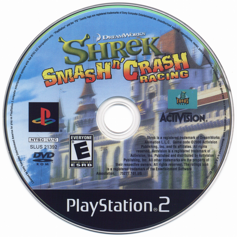 Shrek Smash N' Crash Racing | PlayStation 2 | physical media | region=North America | source-country=United States | zypher-v2 | moby-d11f5e9647cd | Data by MobyGames.com