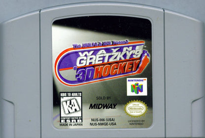 Wayne Gretzky's 3D Hockey | Nintendo 64 | physical media | region=North America | source-country=United States | zypher-v2 | moby-1864b7b90c37 | Data by MobyGames.com