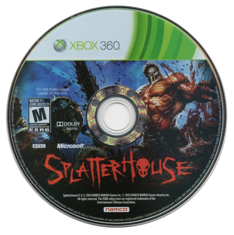 
Splatterhouse | Xbox 360 | physical media | Data by MobyGames.com