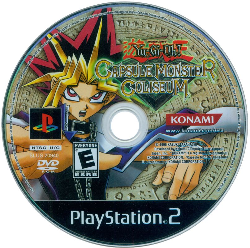 Yu-Gi-Oh!: Capsule Monster Coliseum | PlayStation 2 | physical media | Region: North America | source-country=United States | Data by MobyGames.com