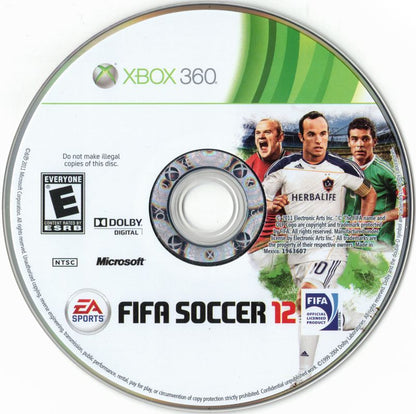 FIFA Soccer 12 | Xbox 360 | physical media | region=North America | source-country=Mexico,United States | zypher-v2 | moby-2f41625b249c | Data by MobyGames.com