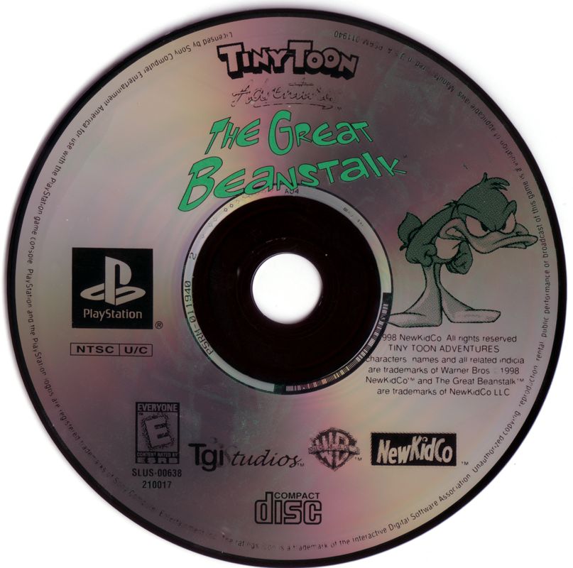 Tiny Toon Adventures: Buster and the Beanstalk | PlayStation | physical media | Region: North America | source-country=United States | Data by MobyGames.com