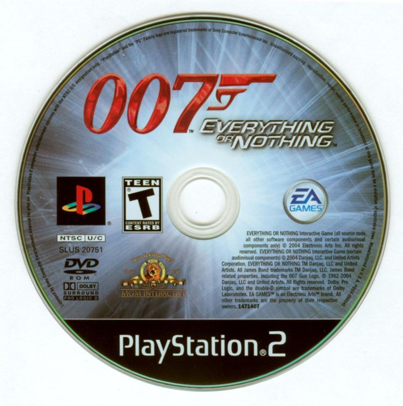 
007: Everything or Nothing | PlayStation 2 | physical media | Region: North America | source-country=Canada,United States | Data by MobyGames.com