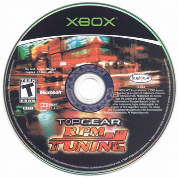 
Top Gear: RPM Tuning | Xbox | physical media | Data by MobyGames.com