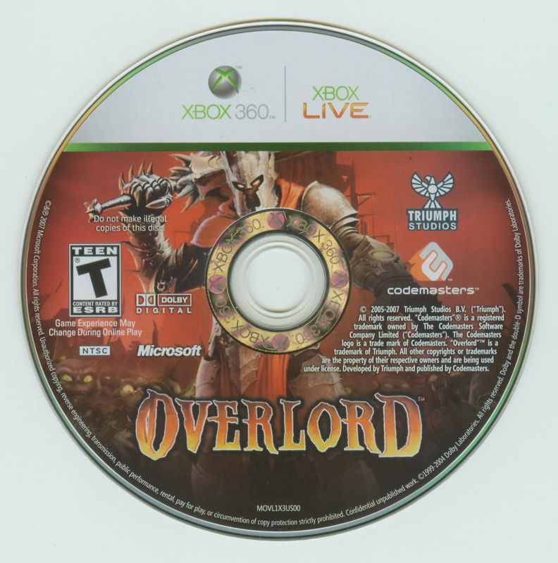 
Overlord | Xbox 360 | physical media | Data by MobyGames.com