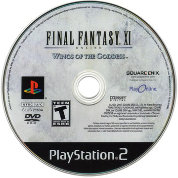 
Final Fantasy XI Online: Wings of the Goddess | PlayStation 2 | physical media | Region: North America | source-country=Canada | Data by MobyGames.com