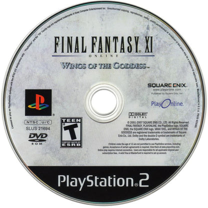 
Final Fantasy XI Online: Wings of the Goddess | PlayStation 2 | physical media | Region: North America | source-country=Canada | Data by MobyGames.com