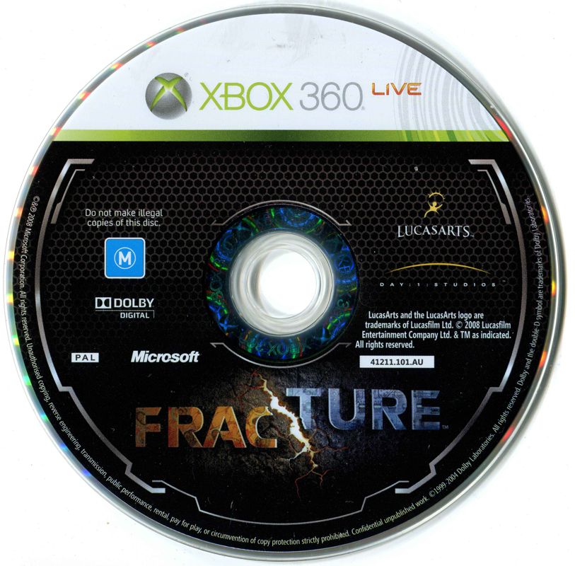 Fracture | Xbox 360 | physical media | region=PAL | source-country=Australia,New Zealand | zypher-v2 | moby-57b05e735947 | Data by MobyGames.com