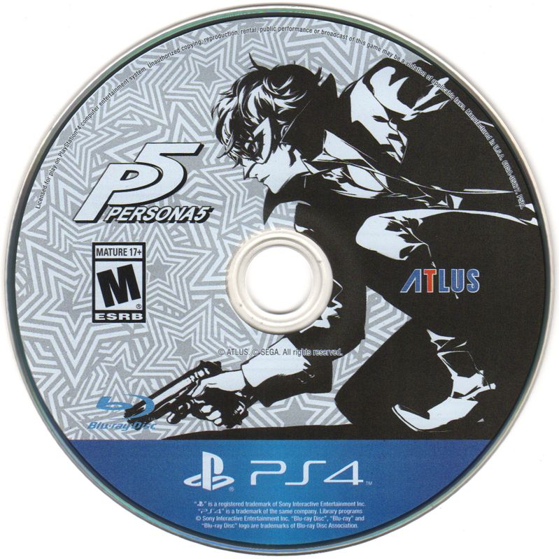 Persona 5 | PlayStation 4 | physical media | Region: North America | source-country=United States | Data by MobyGames.com