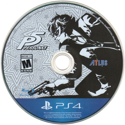 
Persona 5 | PlayStation 4 | physical media | Region: North America | source-country=United States | Data by MobyGames.com