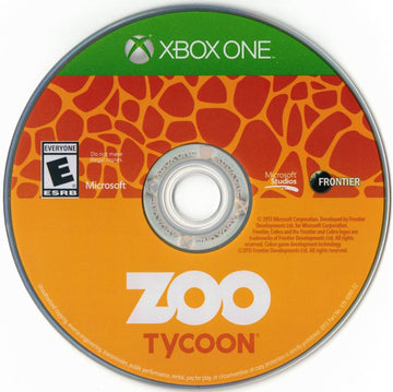 
Zoo Tycoon | Xbox One | game disc 1 of 1 | Region: North America | source-country=United States | Data by MobyGames.com
