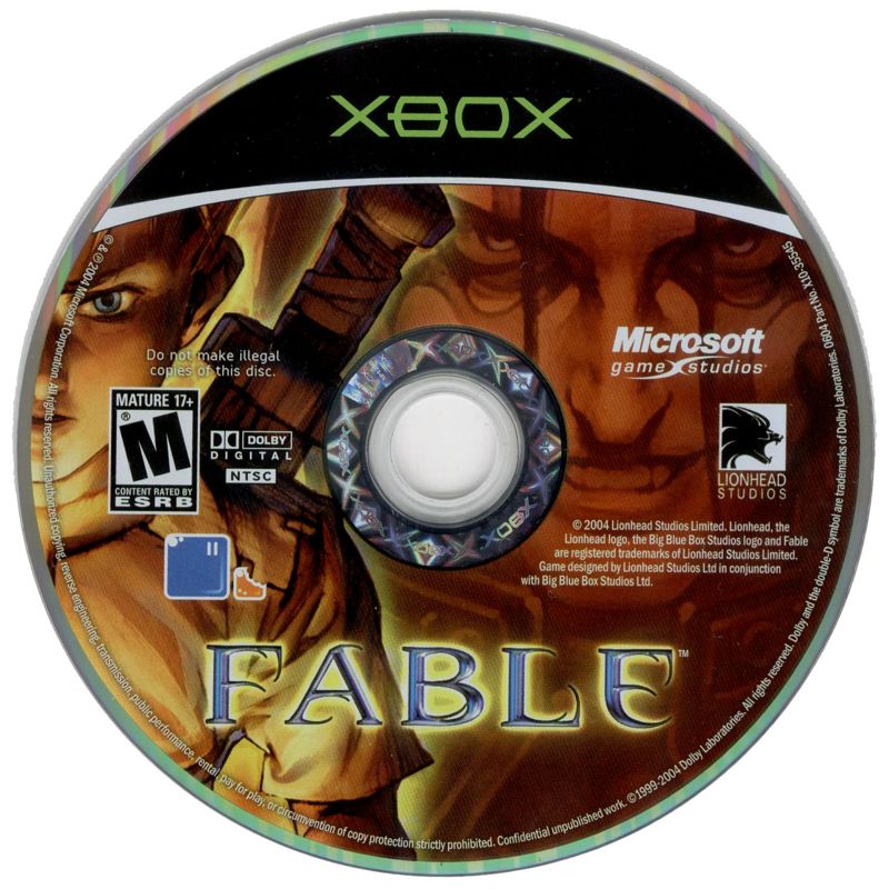 
Fable | Xbox | physical media | Data by MobyGames.com