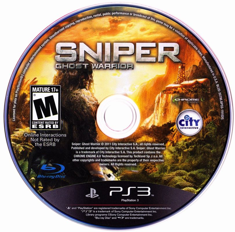 Sniper: Ghost Warrior | PlayStation 3 | physical media | Data by MobyGames.com
