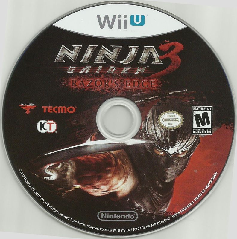 
Ninja Gaiden 3: Razor's Edge | Wii U | physical media | Data by MobyGames.com