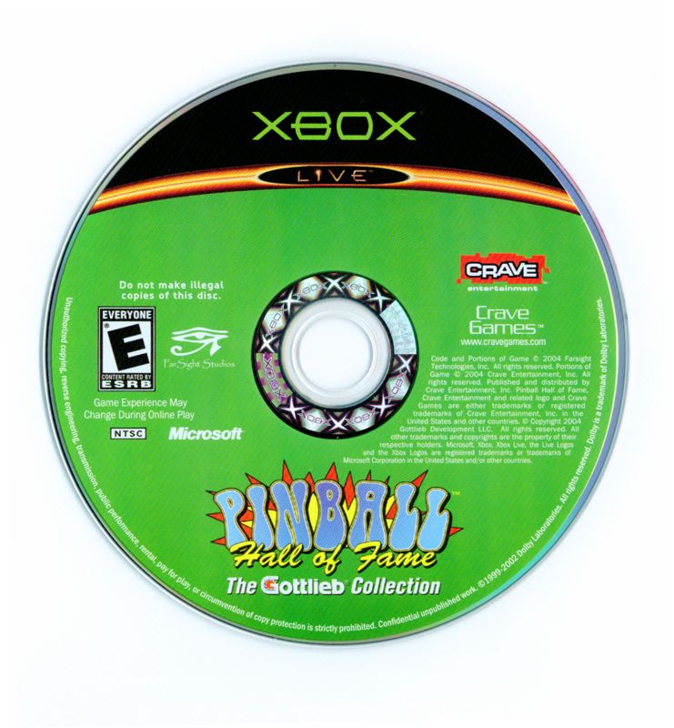 
Pinball Hall of Fame: The Gottlieb Collection | Xbox | physical media | Data by MobyGames.com