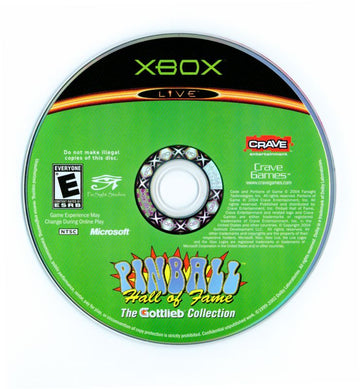 
Pinball Hall of Fame: The Gottlieb Collection | Xbox | physical media | Data by MobyGames.com