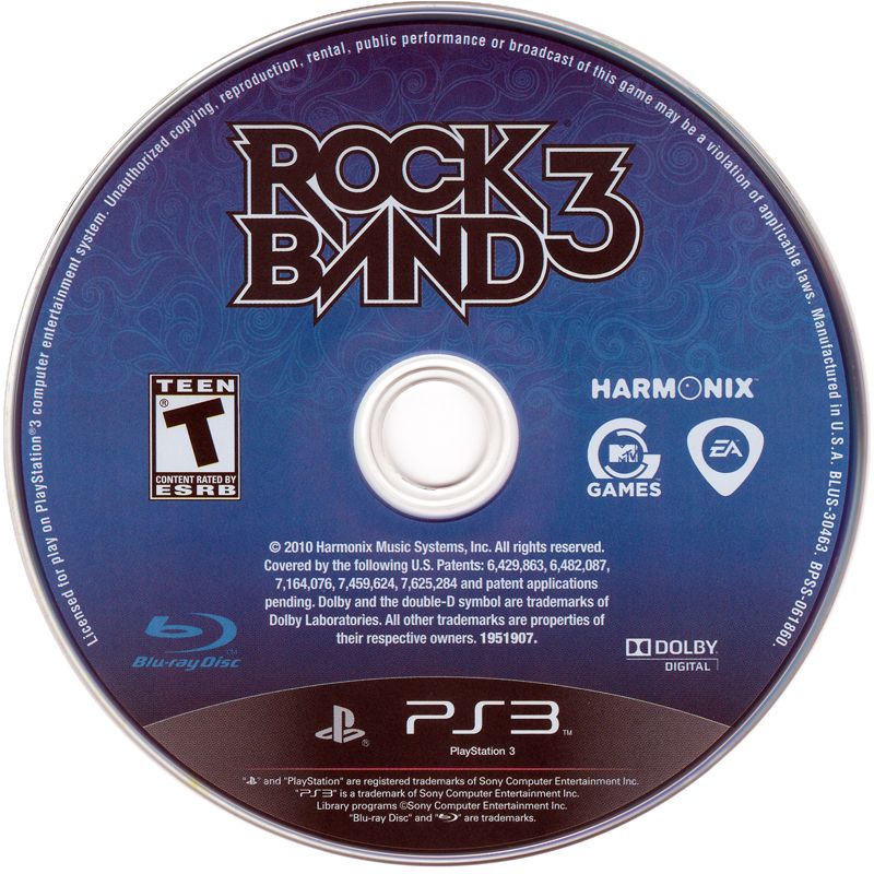
Rock Band 3 | PlayStation 3 | physical media | Region: North America | source-country=Canada | Data by MobyGames.com