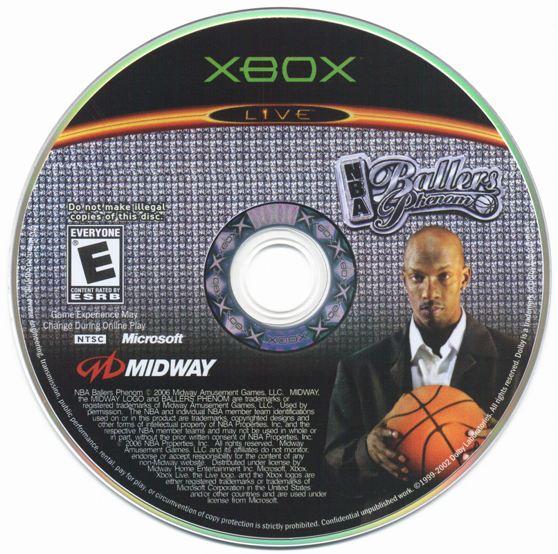 
NBA Ballers: Phenom | Xbox | physical media | Data by MobyGames.com