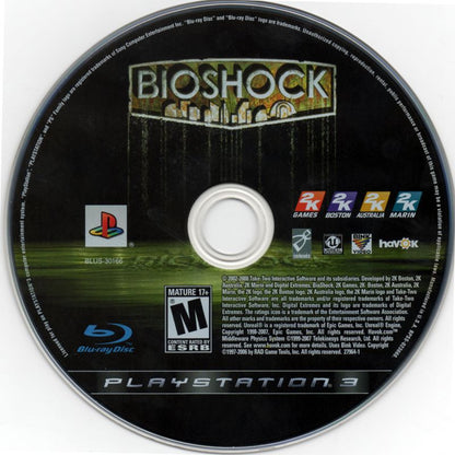 
BioShock | PlayStation 3 | physical media | Region: North America | source-country=United States | Data by MobyGames.com