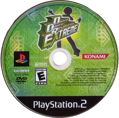 Dance Dance Revolution: Extreme | PlayStation 2 | physical media | region=North America | source-country=United States | zypher-v2 | moby-b2f273d65776 | Data by MobyGames.com