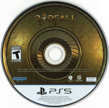 
Godfall | PlayStation 5 | physical media | Data by MobyGames.com