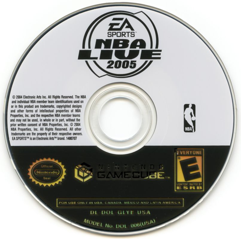 NBA Live 2005 | GameCube | physical media | Data by MobyGames.com