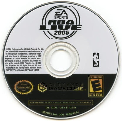 
NBA Live 2005 | GameCube | physical media | Data by MobyGames.com