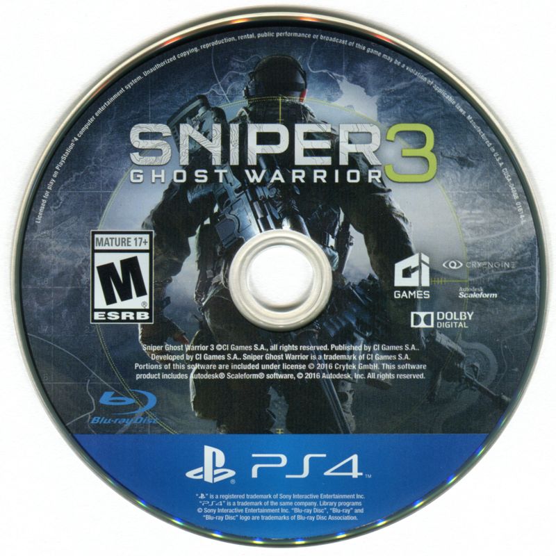 Sniper: Ghost Warrior 3 - Season Pass Edition | PlayStation 4 | physical media | Region: North America | source-country=United States | Data by MobyGames.com