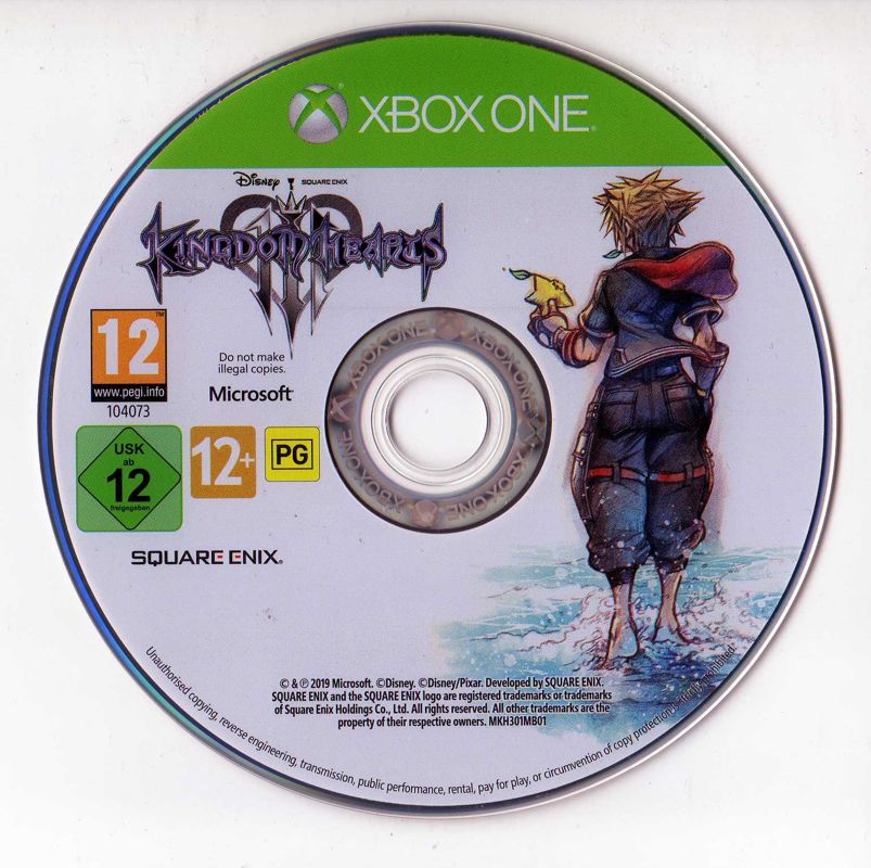 Kingdom Hearts III | Xbox One | physical media | Region: PAL | source-country=Belgium,The Netherlands | Data by MobyGames.com