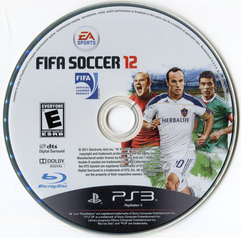 
FIFA Soccer 12 | PlayStation 3 | physical media | Data by MobyGames.com