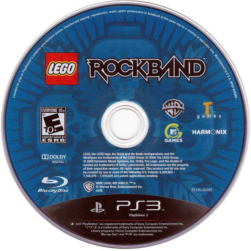 
LEGO Rock Band | PlayStation 3 | physical media | Data by MobyGames.com