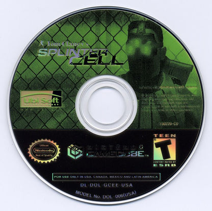 
Tom Clancy's Splinter Cell | GameCube | physical media | Region: North America | source-country=Canada,United States | Data by MobyGames.com