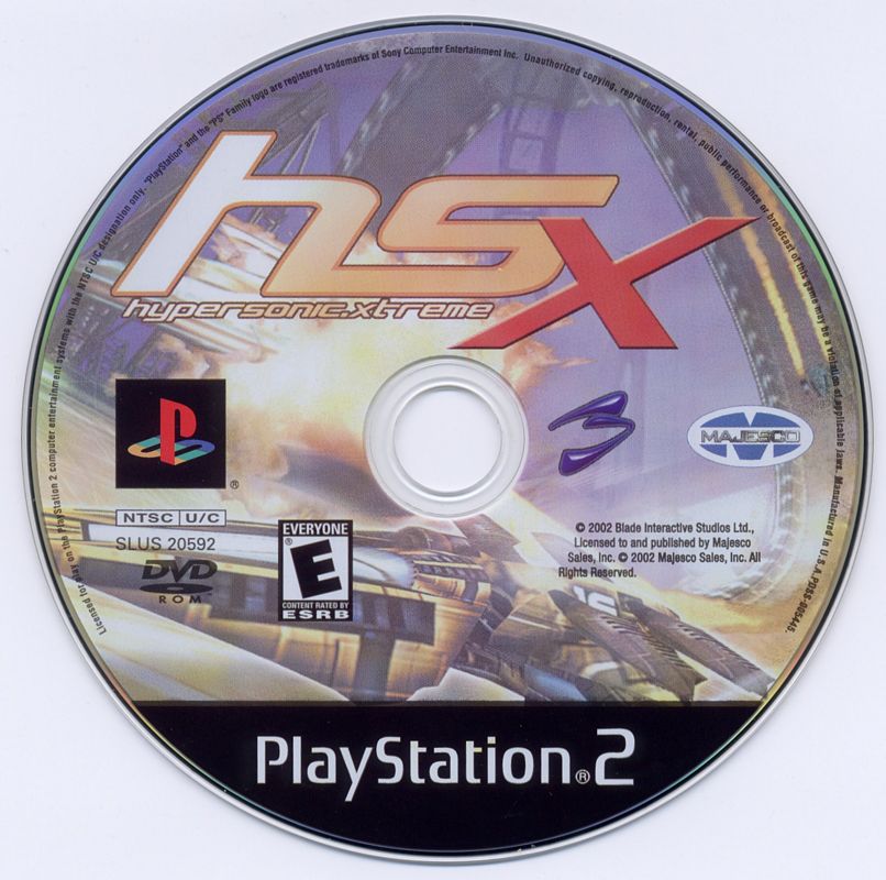HSX: HyperSonic.Xtreme | PlayStation 2 | physical media | Data by MobyGames.com