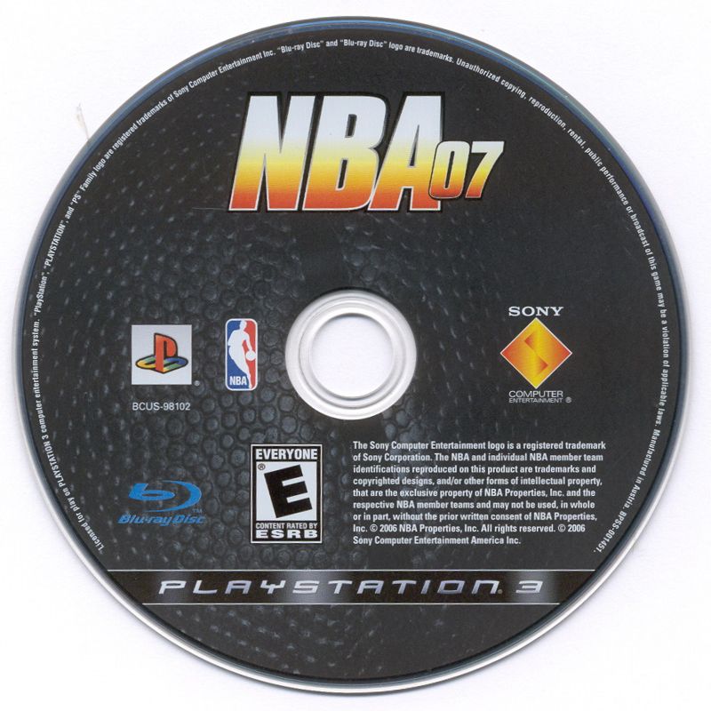 NBA 07 | PlayStation 3 | physical media | region=North America | source-country=Canada,Mexico,United States | zypher-v2 | moby-affaba129ff3 | Data by MobyGames.com