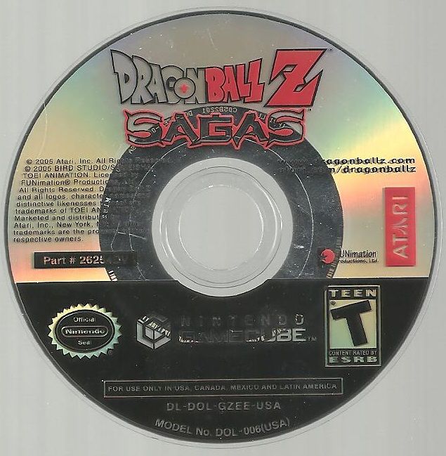Dragon Ball Z: Sagas | GameCube | physical media | region=North America | source-country=United States | zypher-v2 | moby-2dbc3e40d75d | Data by MobyGames.com