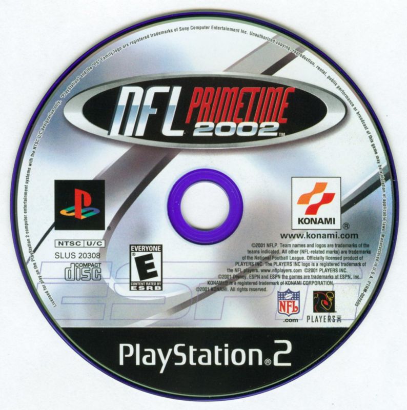 ESPN NFL Primetime 2002 | PlayStation 2 | physical media | Region: North America | source-country=Canada,United States | Data by MobyGames.com
