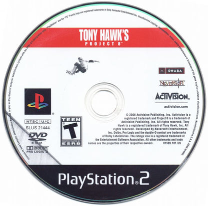 Tony Hawk's Project 8 | PlayStation 2 | physical media | region=North America | source-country=United States | zypher-v2 | moby-a6d5199d572e | Data by MobyGames.com