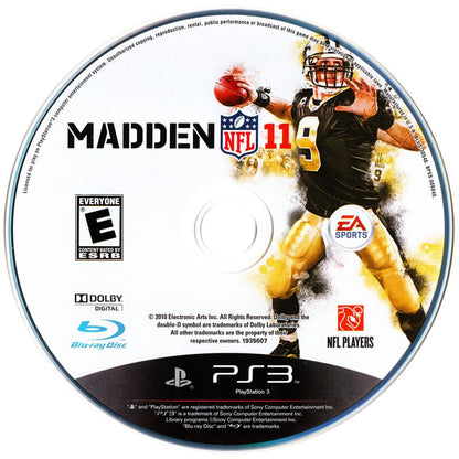 Madden NFL 11 | PlayStation 3 | physical media | region=North America | source-country=Canada | zypher-v2 | moby-d586da9fb4fe | Data by MobyGames.com