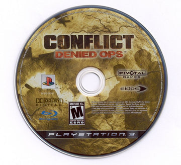 
Conflict: Denied Ops | PlayStation 3 | physical media | Region: North America | source-country=Canada,Mexico,United States | Data by MobyGames.com