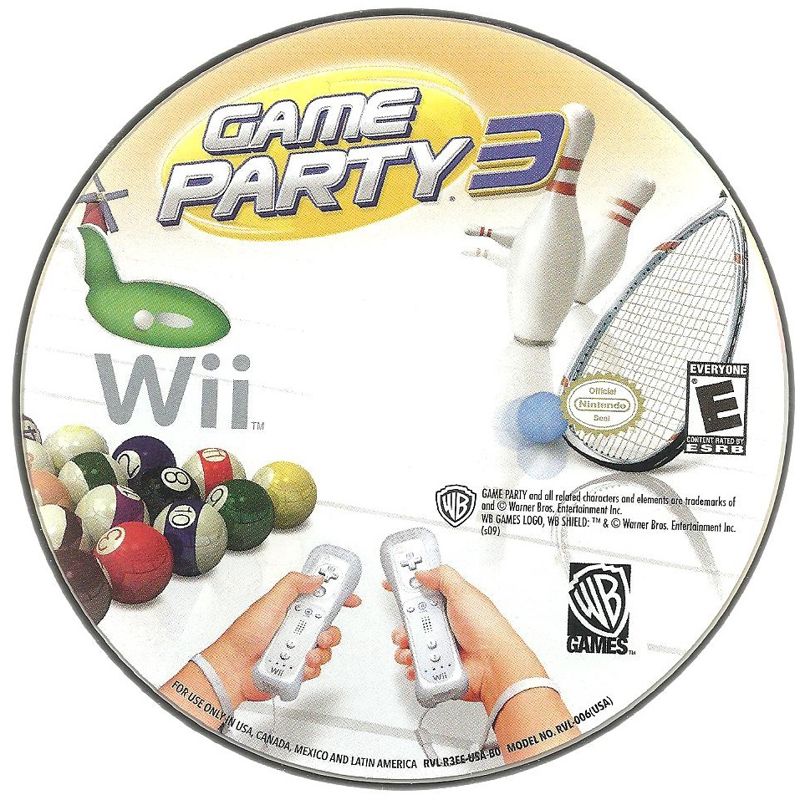 Game Party 3 | Wii | physical media | region=North America | source-country=Canada,United States | zypher-v2 | moby-d8b698b147e5 | Data by MobyGames.com