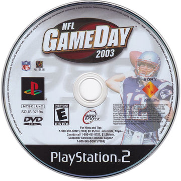 NFL GameDay 2003 | PlayStation 2 | physical media | region=North America | source-country=Canada,United States | zypher-v2 | moby-4b4db03a697f | Data by MobyGames.com