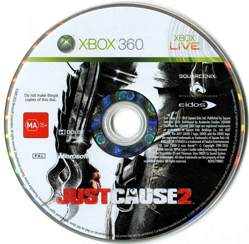 
Just Cause 2 | Xbox 360 | physical media | Region: PAL | source-country=United Kingdom | Data by MobyGames.com