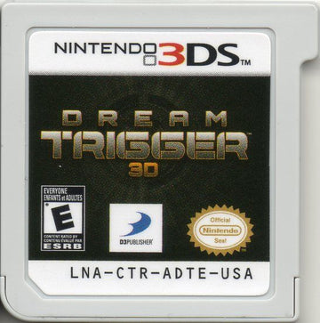 
Dream Trigger 3D | Nintendo 3DS | physical media | Region: North America | source-country=Canada,Mexico,United States | Data by MobyGames.com