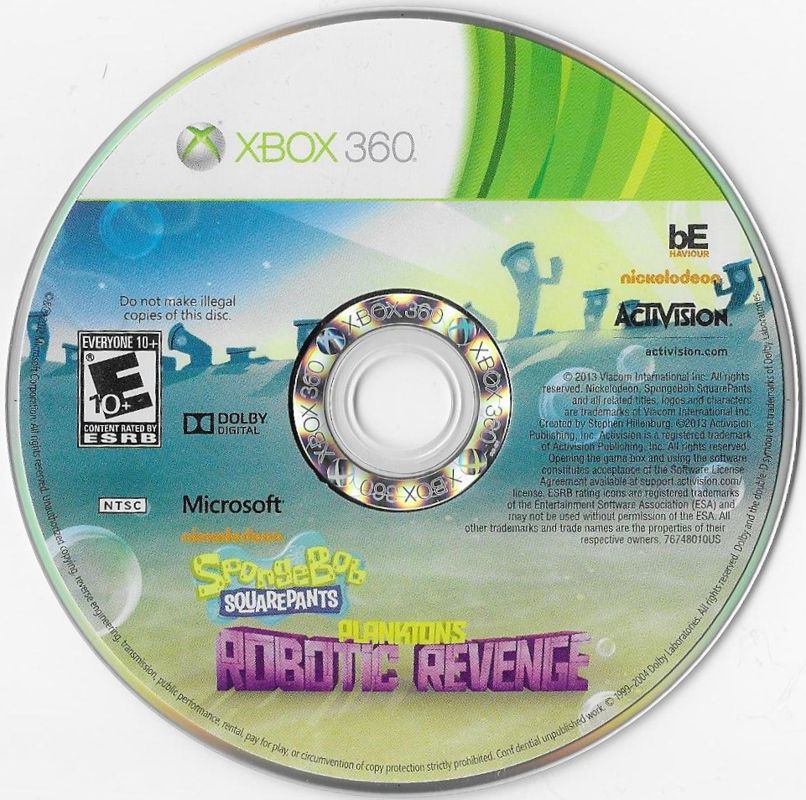 
SpongeBob SquarePants: Plankton's Robotic Revenge | Xbox 360 | physical media | Data by MobyGames.com