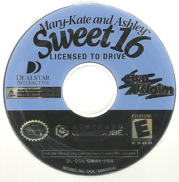 
Mary-Kate and Ashley: Sweet 16 - Licensed to Drive | GameCube | physical media | Data by MobyGames.com