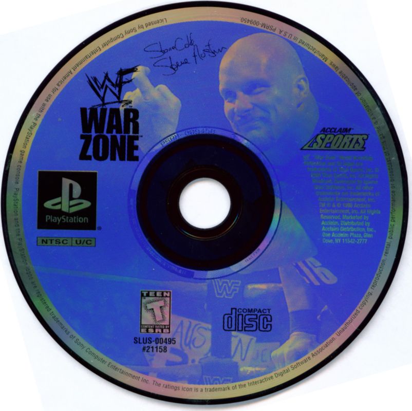 WWF War Zone | PlayStation | physical media | region=North America | source-country=United States | zypher-v2 | moby-8de12bfba28e | Data by MobyGames.com